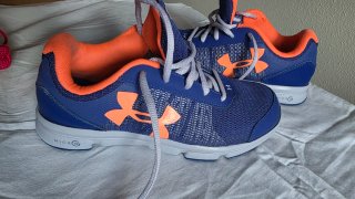 Zapatillas Under Armour Mujer Azul/Naranja