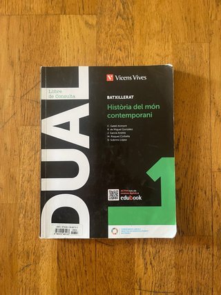 Dual 1. Història del món contemporani. Llibre c...