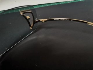 Gafas de Sol Fendi Vintage Doradas y Negras