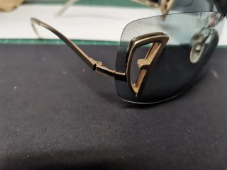 Gafas de Sol Fendi Vintage Doradas y Negras