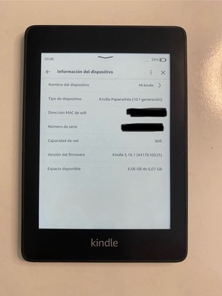 Kindle Paperwhite 10ª gen 8GB WiFi | Como nuevo