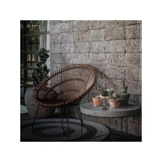 BRILONER lámpara mesa LED recargable negra