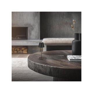 BRILONER lámpara mesa LED recargable negra