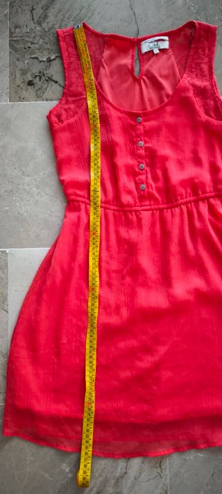 Vestido CYA Rojo Talla Xs
