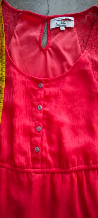 Vestido CYA Rojo Talla Xs