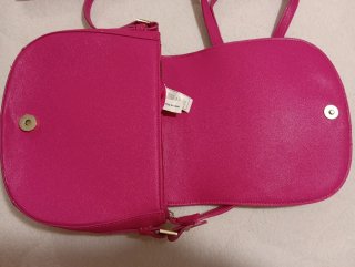 Borsa a tracolla fucsia Valentino