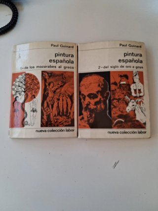 2 Libros Pintura Española Paul Guinard