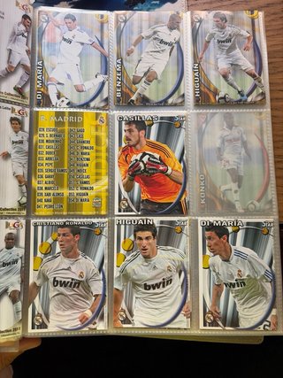 Colección CROMOS QUIZ GAME 2010-2011