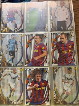 Colección CROMOS QUIZ GAME 2010-2011