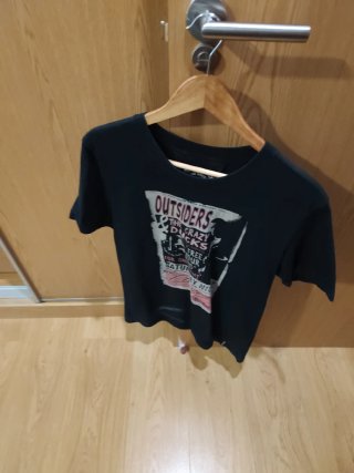 Camiseta JNSO Talla L Estampado Camuflaje