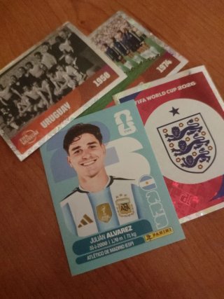 Lote +20 Cromos Mundial 2026 Panini