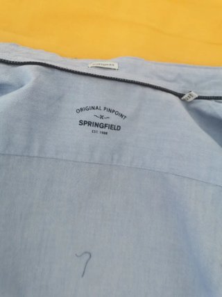 Camisa Springfield Hombre XXL Azul