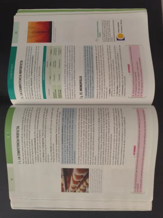 Libro de Economía de 1º de Bachillerato.