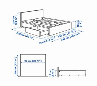 Cama 180x200 Madera