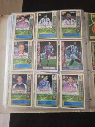 Cromos Fútbol Real Valladolid. MUNDI CROMO 96-97