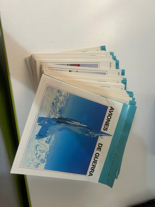 Caja CAFA Fichas Aviones de Guerra 1996