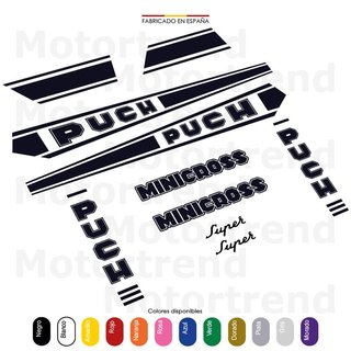 Kit Vinilos Puch Minicross