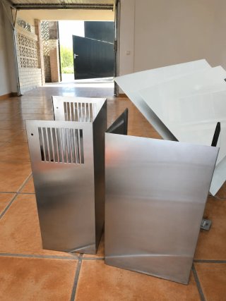 Campana Extractora Bosch Cristal Blanco - impecabl