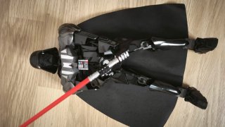 Figuras Darth Vader y Obi Wan