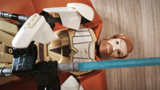 Figuras Darth Vader y Obi Wan
