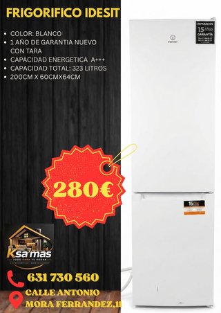 Frigorífico Indesit Blanco 323L A+++