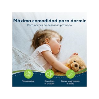 Sensalou protector colchón cuna 50x90 impermeable