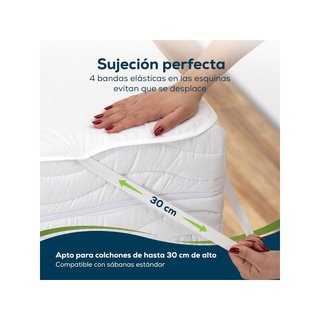 Sensalou protector colchón cuna 50x90 impermeable