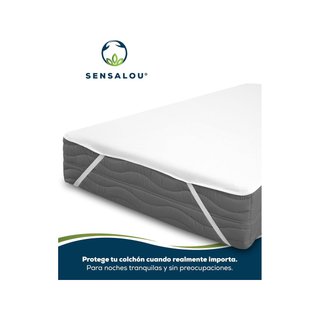 Sensalou protector colchón cuna 50x90 impermeable