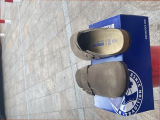 Chanclas Birkenstock 42 Beige/Marrón
