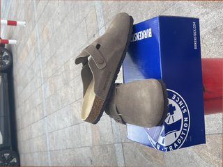 Chanclas Birkenstock 42 Beige/Marrón
