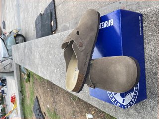 Chanclas Birkenstock Beige Talla 38