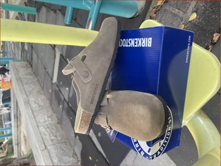 Chanclas Birkenstock Talla 43 Beige/Marrón