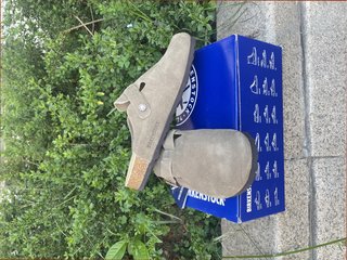 Chanclas Birkenstock Beige Talla 38
