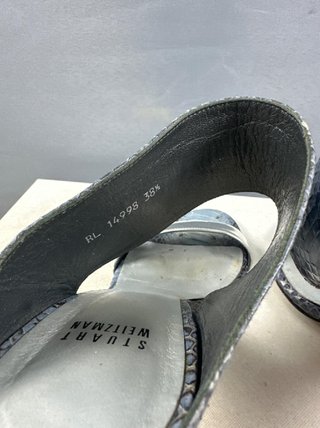 Stuart Weitzman Sandalias Gris/Plata