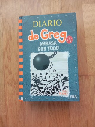 Lote de 6 libros del diario de Greg