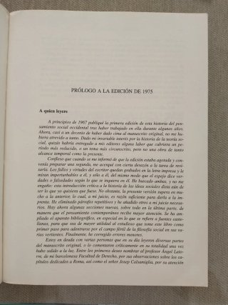 Historia del pensamiento social de Salvador Giner