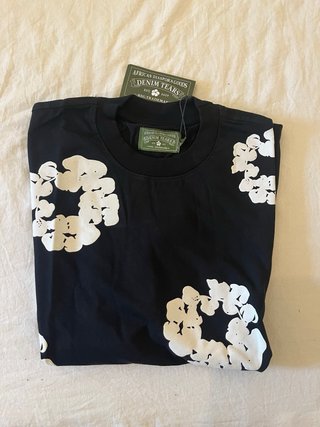 Denim Tears Completo Estivo Nero Bianco