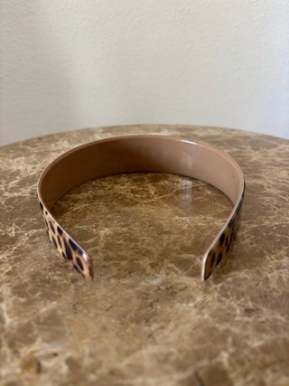 Diadema Celine Leopardo Dorato
