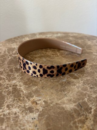 Diadema Celine Leopardo Dorato