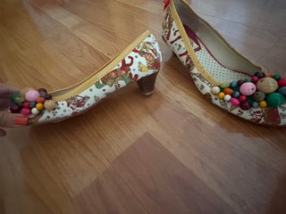 Zapatos vintage multicolor talla 36