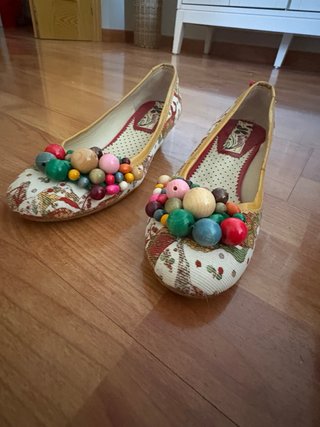 Zapatos vintage multicolor talla 36