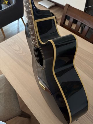 Guitarra Electroacústica Azul Storm Modelo V10SBE