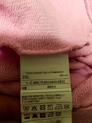 Sudadera niña Benetton Positive Vibes
