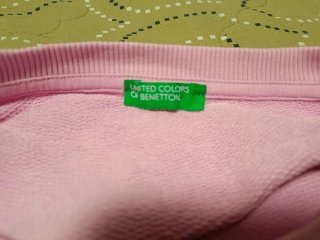 Sudadera niña Benetton Positive Vibes