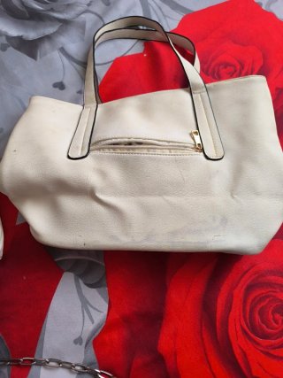 Lote 3 bolsos blancos