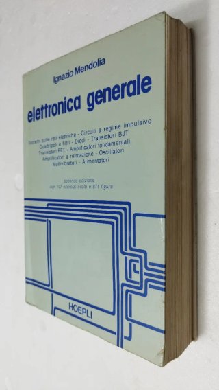Libro Elettronica Generale Mendolia Hoepli Vintage