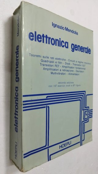 Libro Elettronica Generale Mendolia Hoepli Vintage
