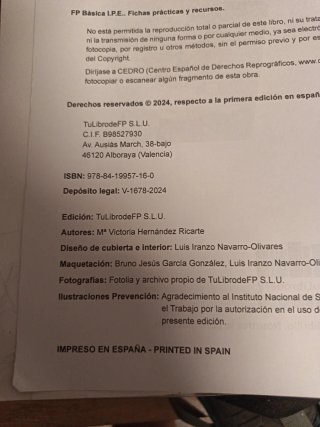 Libro FP BASICA I.P.E. Fichas practicas y recursos
