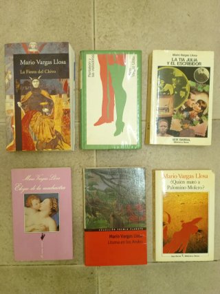 Lote 6 novelas Mario Vargas Llosa