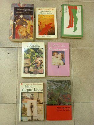 Lote 7 novelas Mario Vargas Llosa
